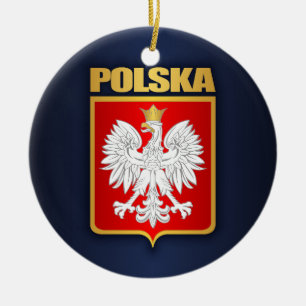 Adorno De Cerámica COA de Polska (Polonia)