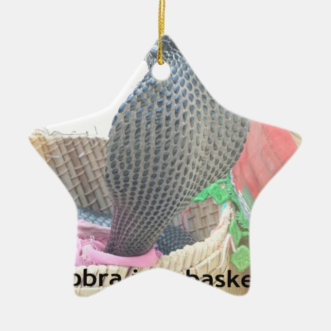 Adorno De Cerámica Cobra en la edición impresa de Basket Art (Frente)