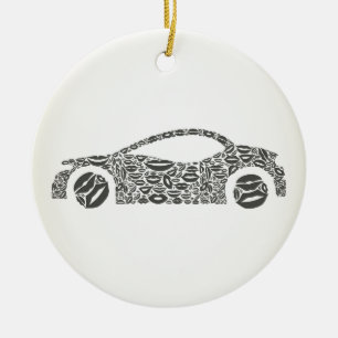 Adorno De Cerámica Coche un labio