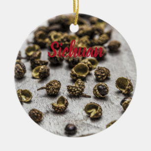Adorno De Cerámica Cocina china con pimienta en Sichuan