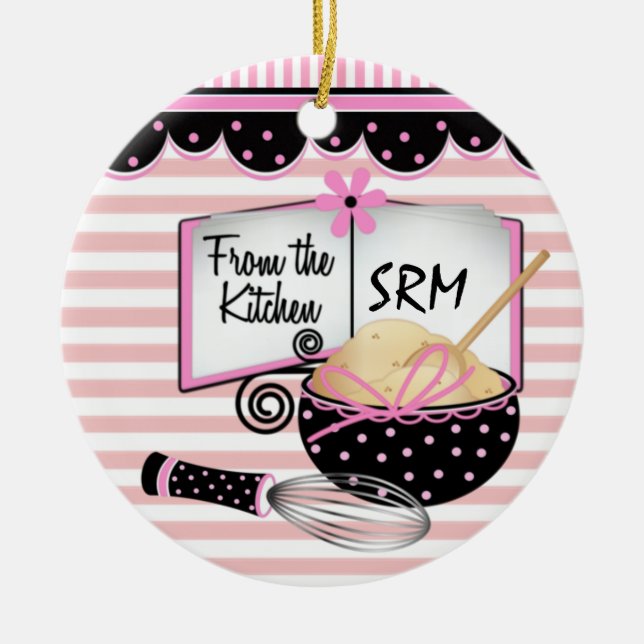 Adorno De Cerámica Cocina / Cocina / Etiqueta - SRF (Frente)