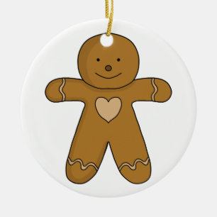 Adorno De Cerámica Cocina de los Navidades del hombre del pan de jeng