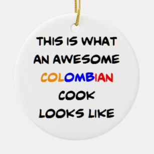 Adorno De Cerámica cocinera colombiana, increíble