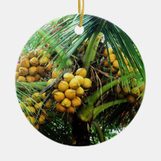 Adorno De Cerámica cocos en el árbol