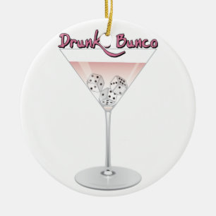 Adorno De Cerámica Cóctel Bunco Martini