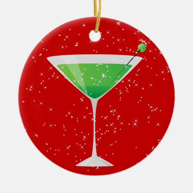 Adorno De Cerámica Cócteles ¿Alguien? de SRF (Frente)