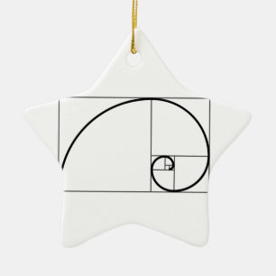 Adorno De Cerámica Coeficiente de Fibonacci