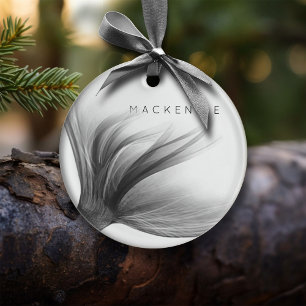 Adorno De Cerámica Cojía cromada de Mermaid   Personalizado Silver Fa