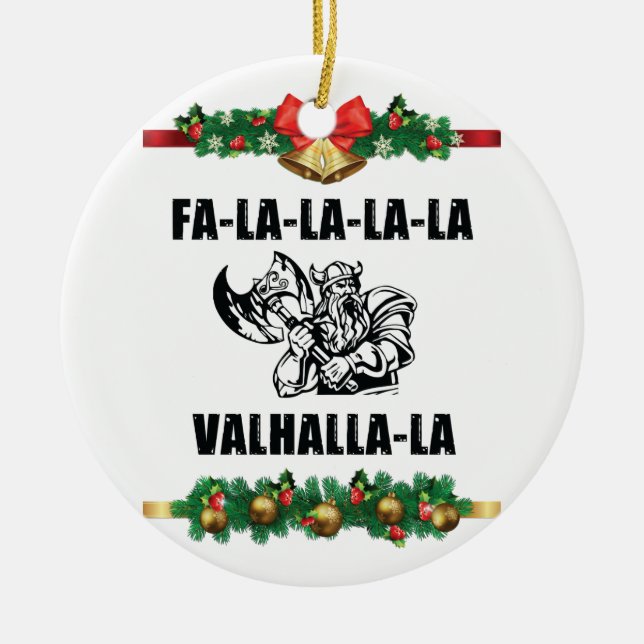 Adorno De Cerámica Cojín decorativo Valhalla navidades (Frente)