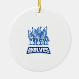 Adorno De Cerámica Cojín decorativo Wolves