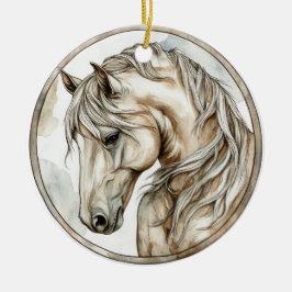 Adorno De Cerámica Colección de caballos salvajes y sin tiempo