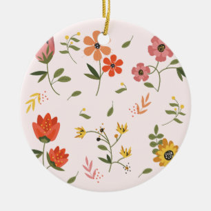 Adorno De Cerámica colección de flores
