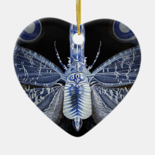 Adorno De Cerámica Colección del insecto - insecto de la radiografí