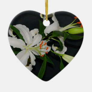 Adorno De Cerámica Colección irlandesa de Brass y Flores