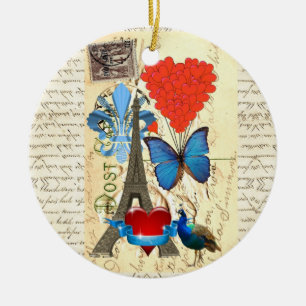 Adorno De Cerámica Colección romántica de París