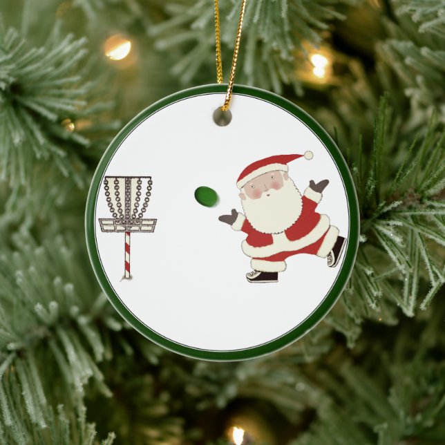 Adorno De Cerámica Coleccionable de Disc Golf (Árbol)