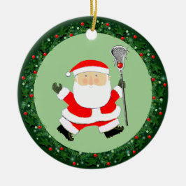 Adorno De Cerámica Coleccionable de Navidad de Lacrosse