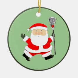 Adorno De Cerámica Coleccionable de Navidad de Lacrosse
