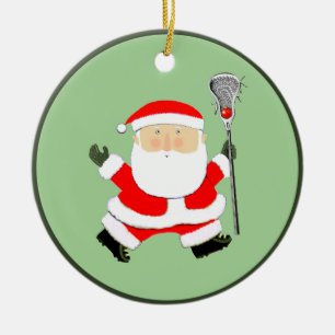 Adorno De Cerámica Coleccionable de Navidad de Lacrosse