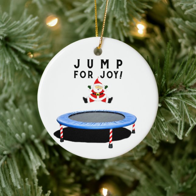 Adorno De Cerámica Coleccionable de Navidad de trampolín (Árbol)