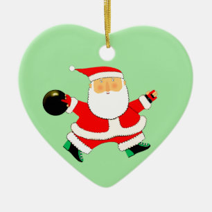 Adorno De Cerámica Colectivo de Navidades de boliche