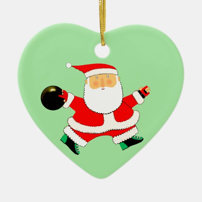 Adorno De Cerámica Colectivo de Navidades de boliche (Frente)