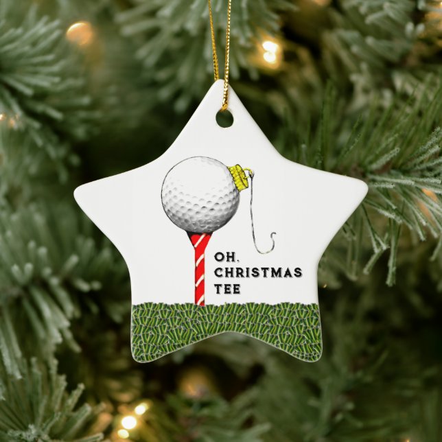 Adorno De Cerámica Colectivo de Navidades de golf (Árbol)