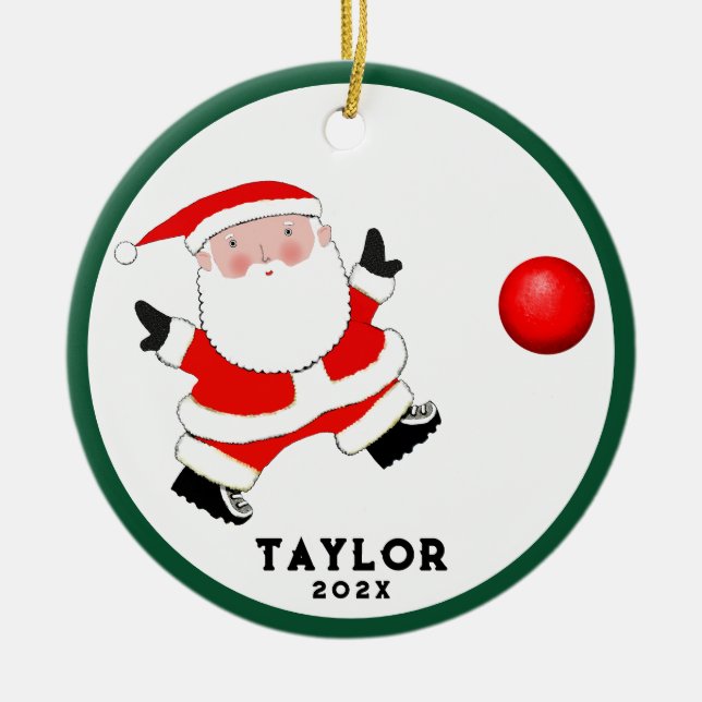 Adorno De Cerámica Colectivo de Navidades de Kickball 2023 (Frente)