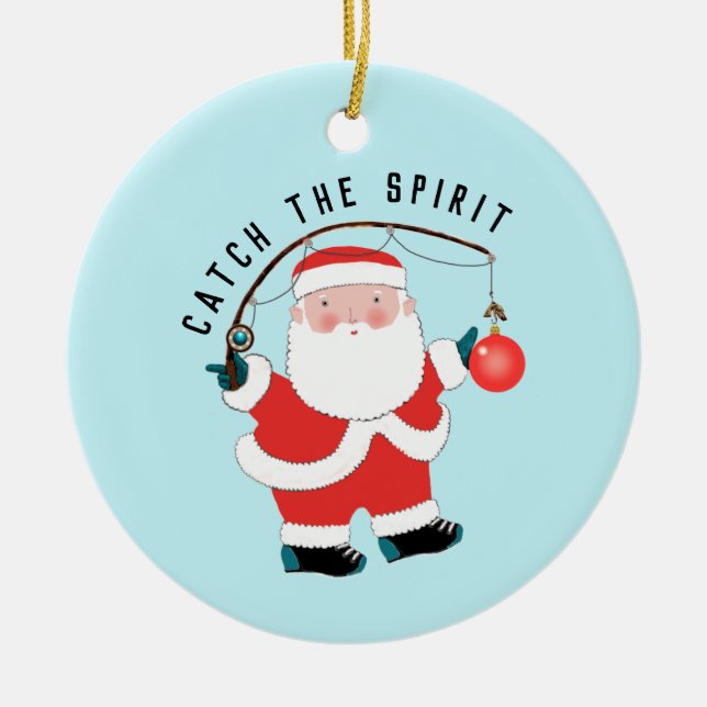 Adorno De Cerámica Colectivo de pescadores Navidades (Frente)