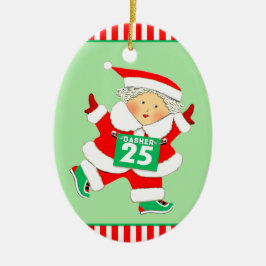 Adorno De Cerámica Colectivo de Runner Personalizado