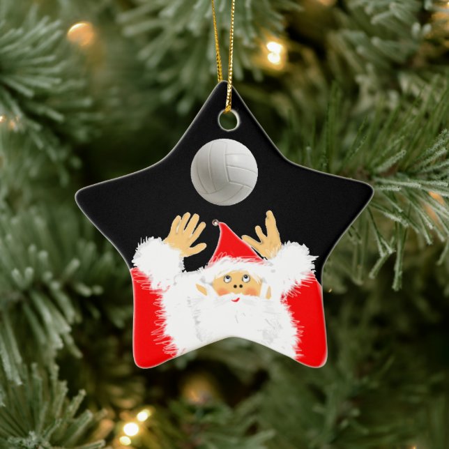 Adorno De Cerámica Colectivo de voleibol (Árbol)