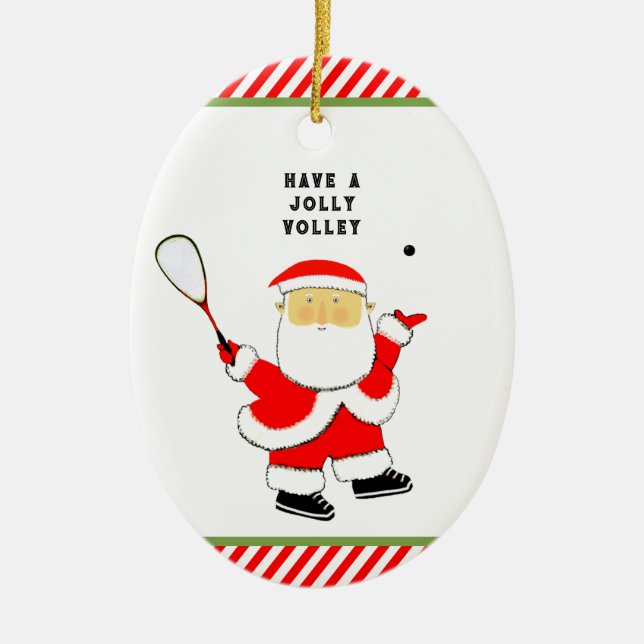 Adorno De Cerámica Colectivo Deportivo Squash (Frente)