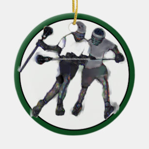 Adorno De Cerámica Colectivo Lacrosse