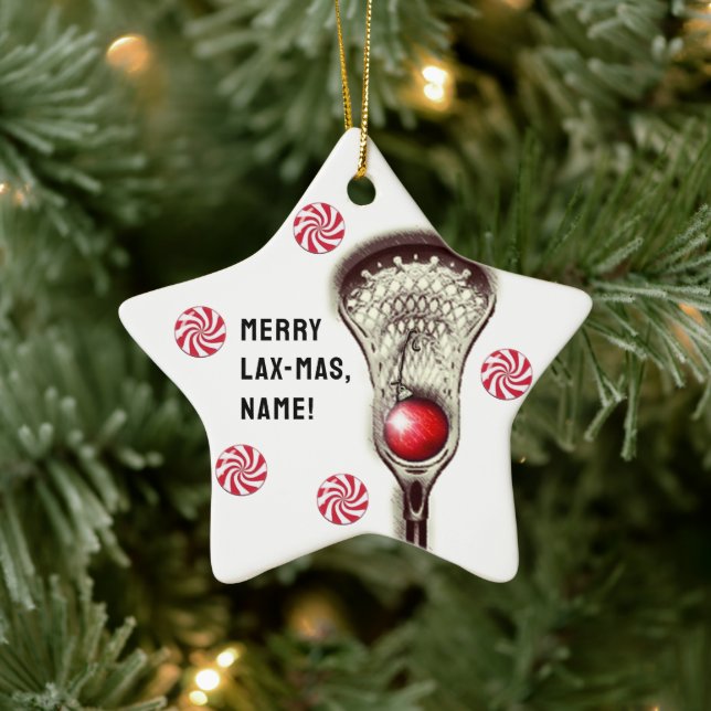 Adorno De Cerámica Colectivo Lacrosse (Árbol)