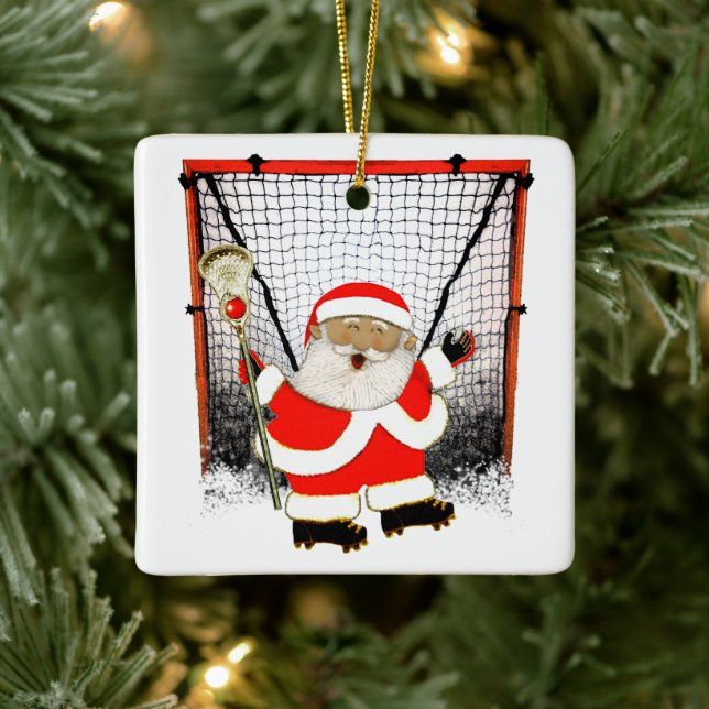 Adorno De Cerámica Colectivo Lacrosse (Árbol)