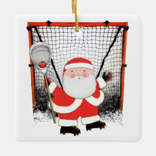 Adorno De Cerámica Colectivo Lacrosse Goalie 2022