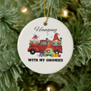 Adorno De Cerámica Colgando Con Mis Gnomías