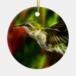 Adorno De Cerámica Colibrí