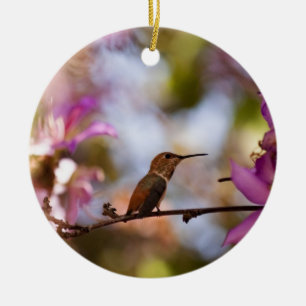 Adorno De Cerámica Colibrí