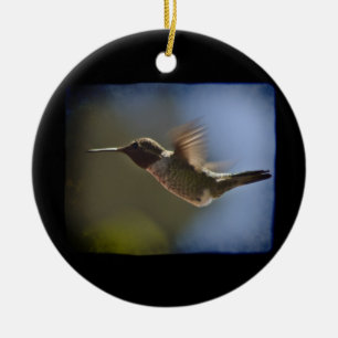 Adorno De Cerámica Colibrí voladora