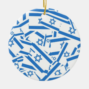Adorno De Cerámica Collage de Israel