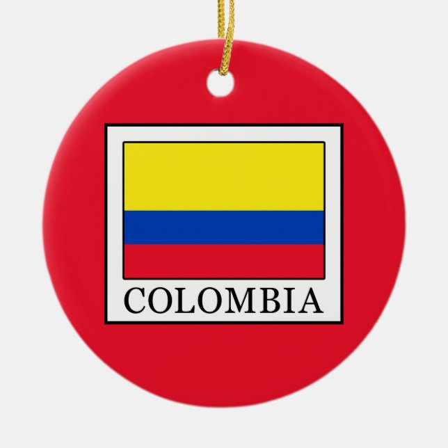 Adorno De Cerámica Colombia (Frente)