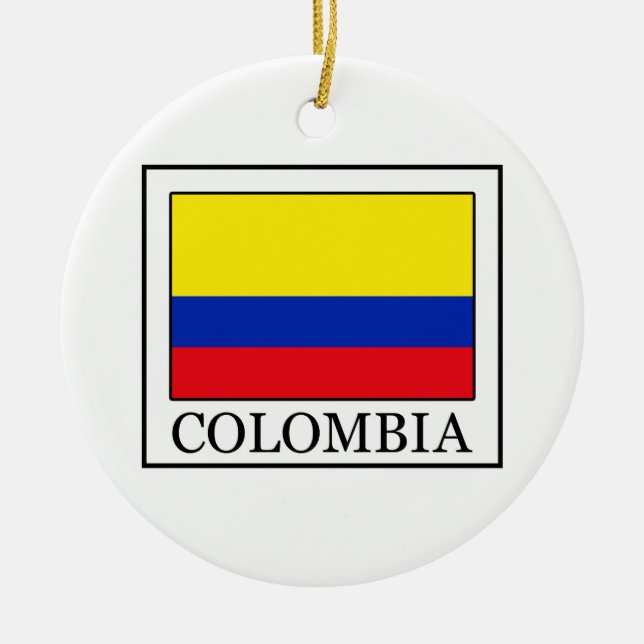 Adorno De Cerámica Colombia (Frente)