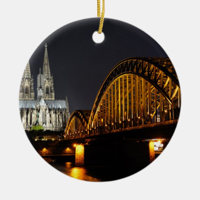 Adorno De Cerámica Colonia, Alemania (Frente)