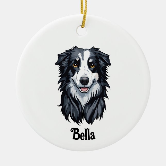 Adorno De Cerámica Color del borde (Frente)