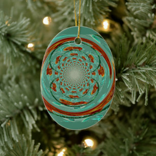 Adorno De Cerámica Color del patrón de vida silvestre de los leones f