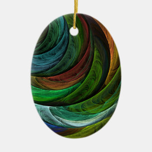 Adorno De Cerámica Color Glory Moderno Resumen Patrón de arte elegant