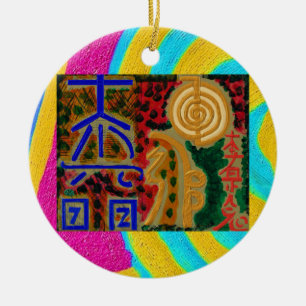 Adorno De Cerámica Color puro - símbolos 2 de Reiki