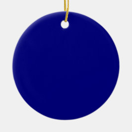 Adorno De Cerámica Color sólido azul marino | Clásica | Elegante