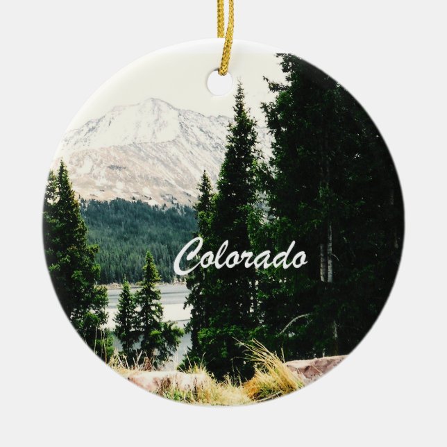 Adorno De Cerámica Colorado (Frente)
